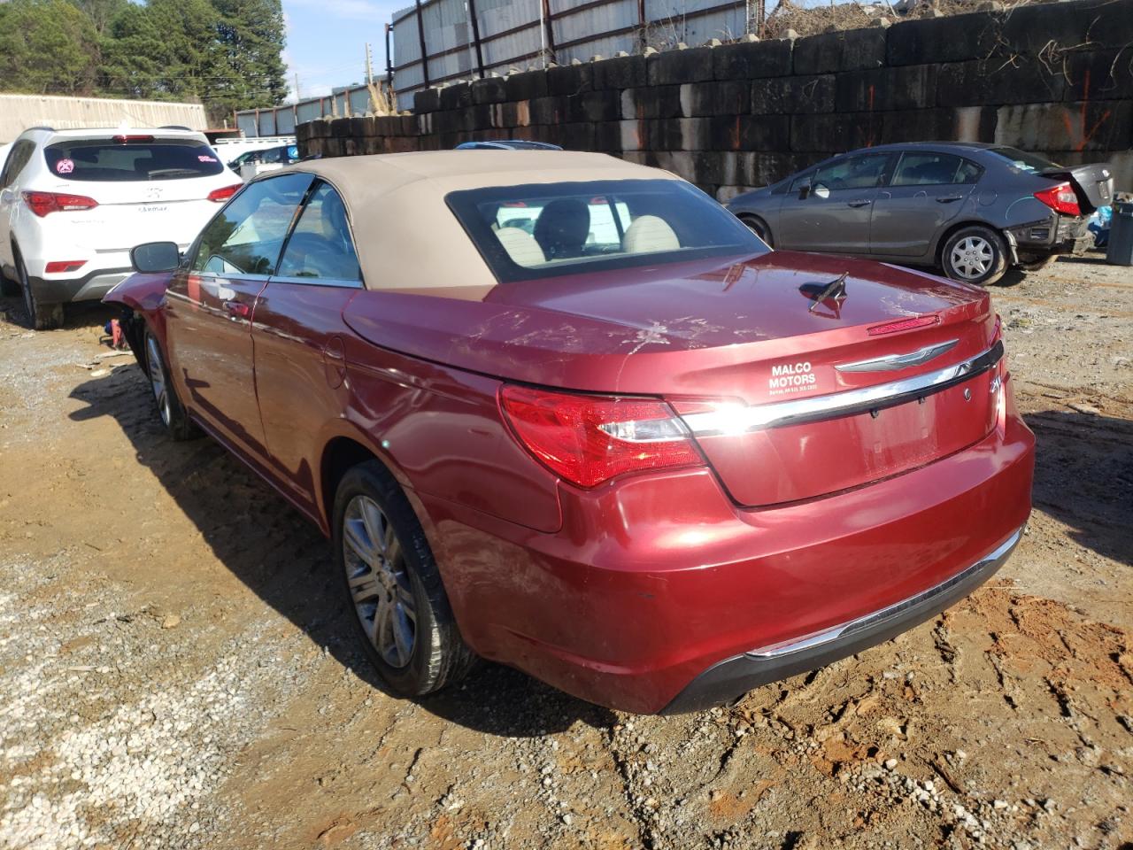 Photo 3 from auction – 2011 CHRYSLER 200 TOURIN with VIN 1C3BC2EG2BN570626