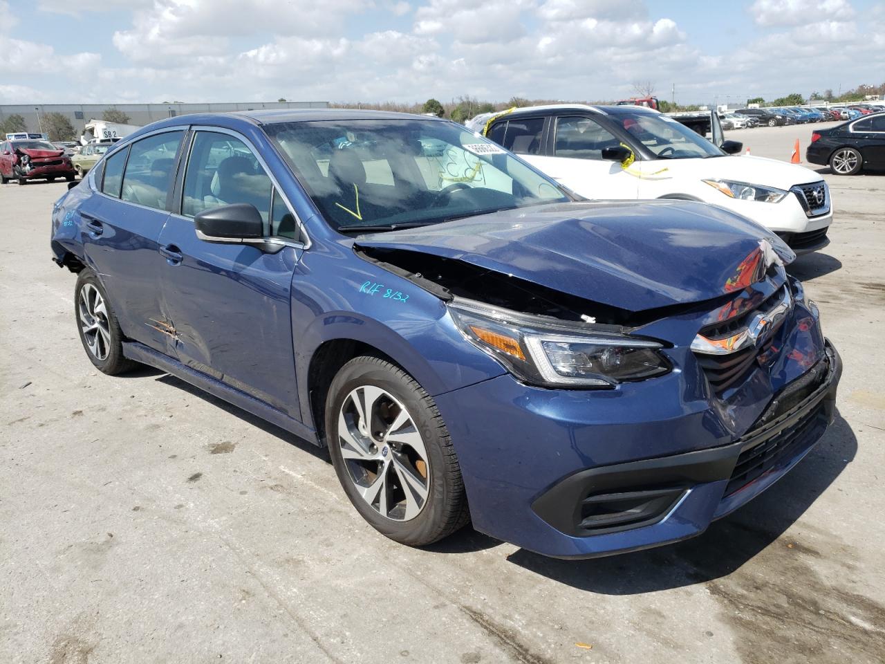 SUBARU LEGACY 2021 with VIN 4S3BWAB62M3005719 - Photo from auction