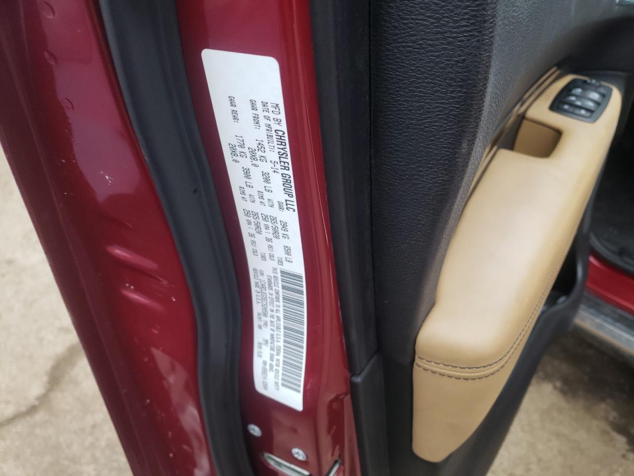 Photo 10 from auction – 2014 DODGE DURANGO CI with VIN 1C4RDJEG5EC520580