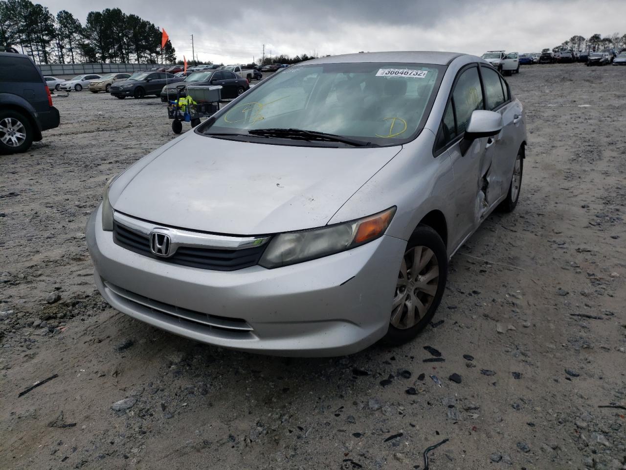صورة رقم 2 من المزاد - 2012 HONDA CIVIC LX مع VIN 19XFB2F50CE015371