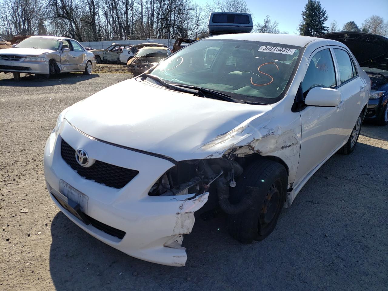 Photo 2 from auction – 2009 TOYOTA COROLLA BA with VIN JTDBL40E199055276