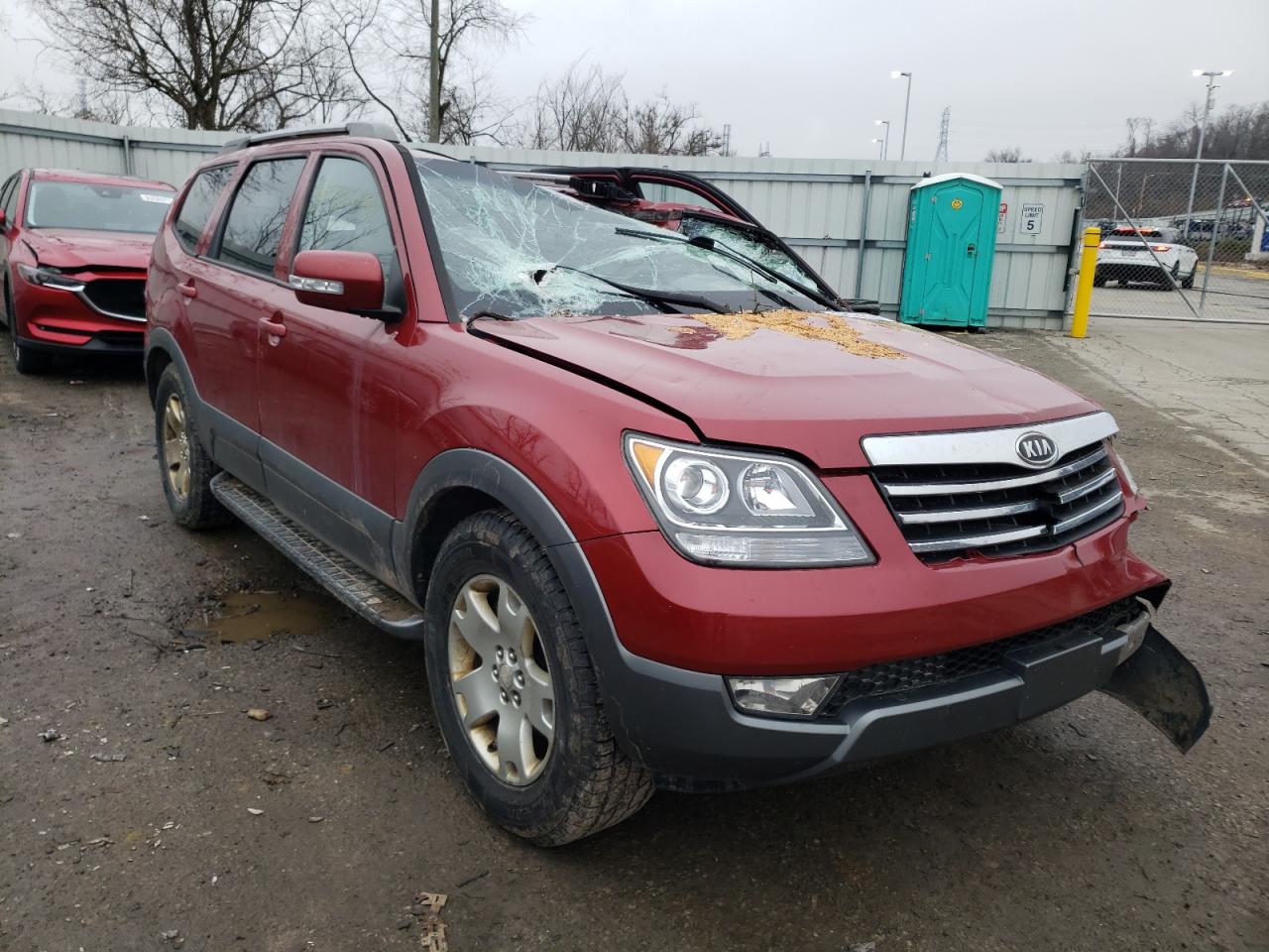KIA BORREGO LX 2009 with VIN KNDJH742295020199 - Photo from auction