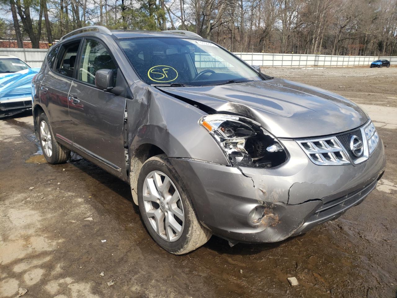 NISSAN ROGUE S 2011 with VIN JN8AS5MT9BW158857 - Photo from auction