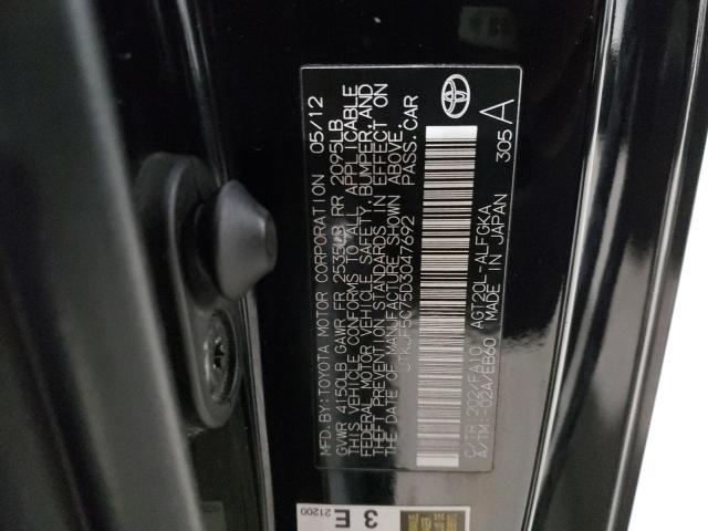 Photo 10 from auction – 2013 TOYOTA SCION TC with VIN JTKJF5C75D3047692