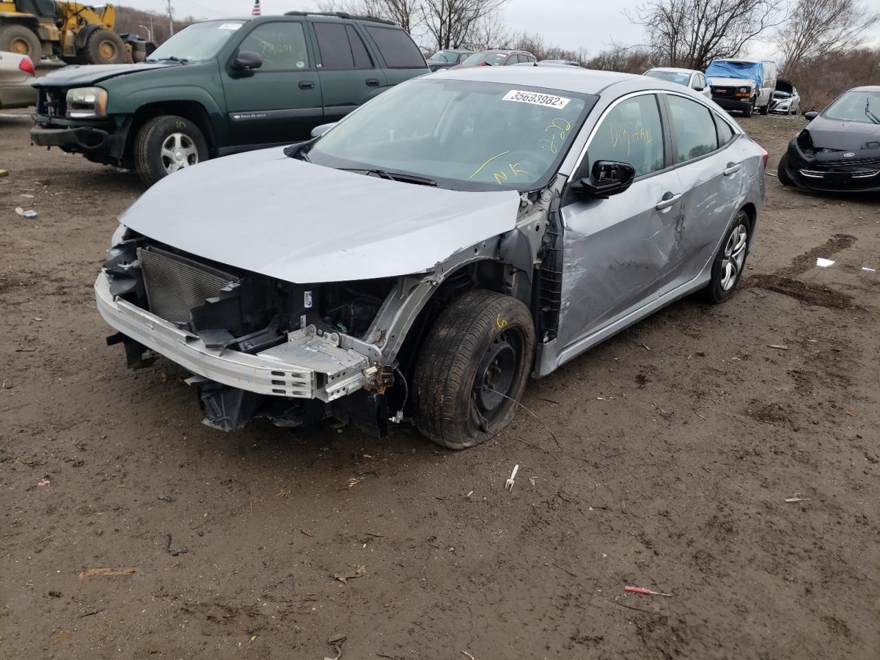Photo 2 from auction – 2016 HONDA CIVIC LX with VIN 19XFC2F53GE250446