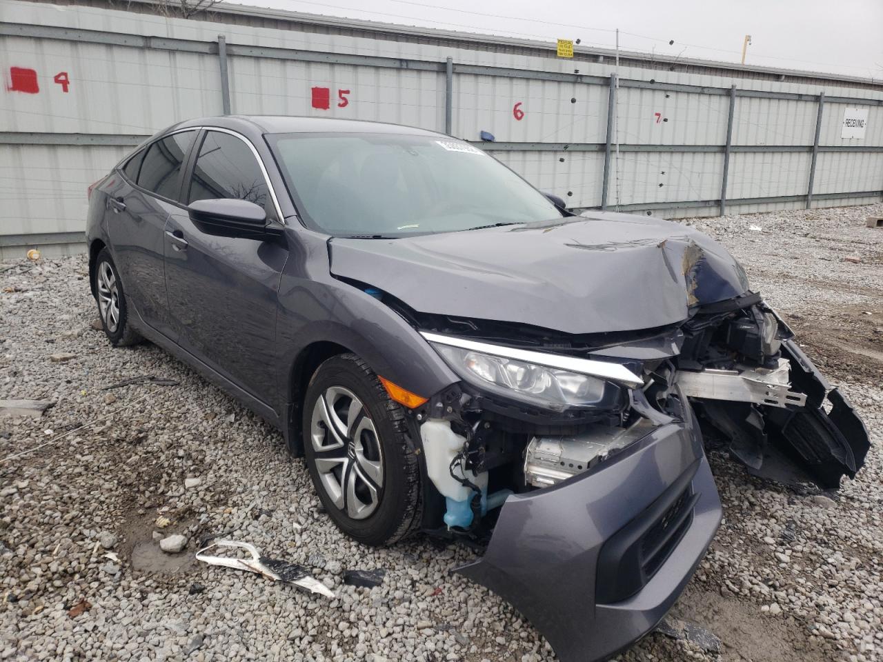 HONDA CIVIC LX 2017 with VIN 19XFC2F53HE049924 - Photo from auction