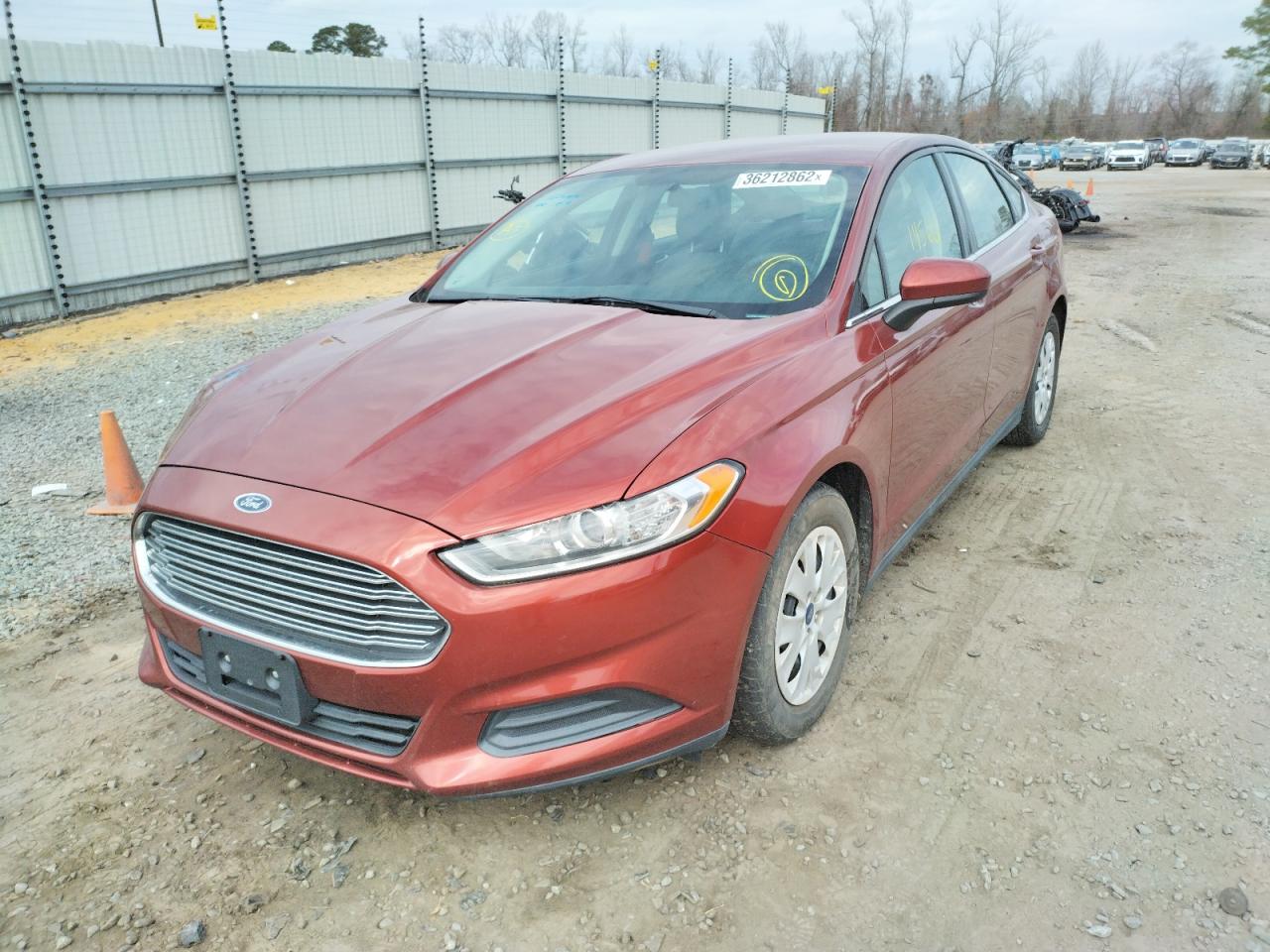 Photo 2 from auction – 2014 FORD FUSION S with VIN 3FA6P0G73ER260723
