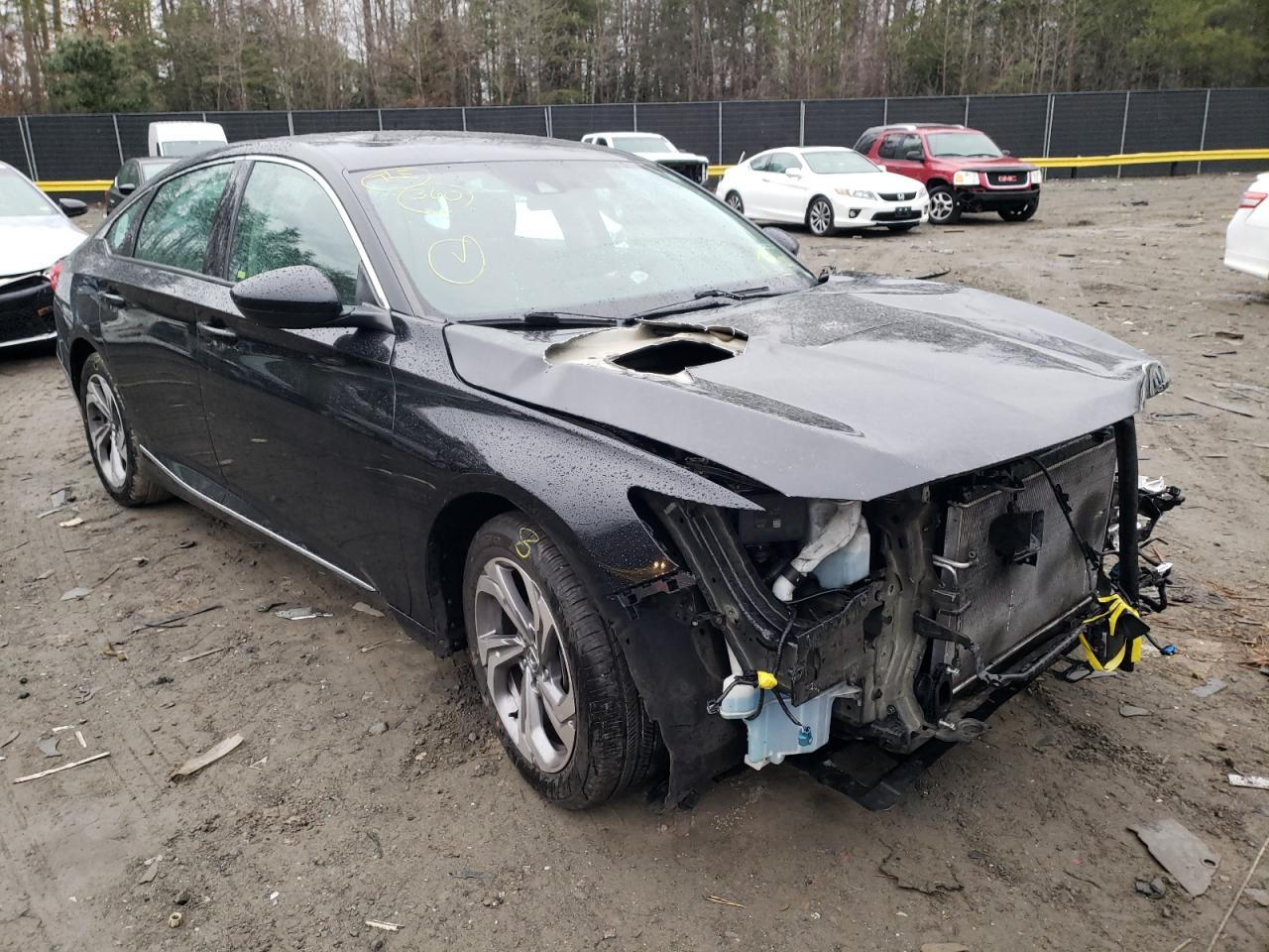 HONDA ACCORD EX 2018 with VIN 1HGCV1F41JA137315 - Photo from auction