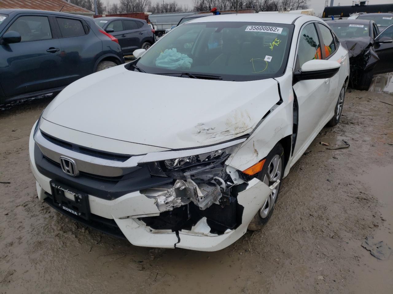 Photo 2 from auction – 2017 HONDA CIVIC LX with VIN 19XFC2F58HE058036