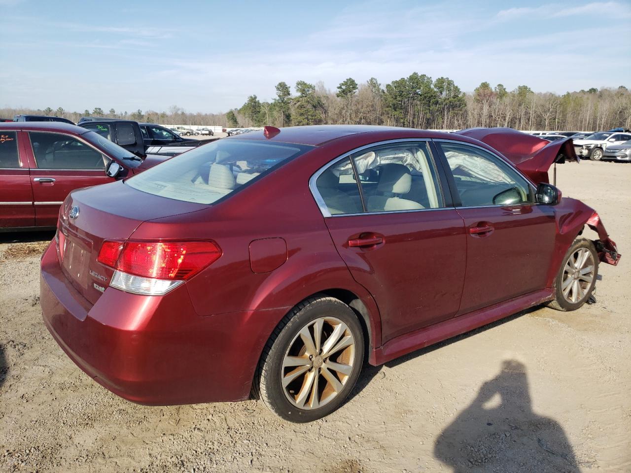 Photo 4 from auction – 2014 SUBARU LEGACY with VIN 4S3BMBC67E3023547