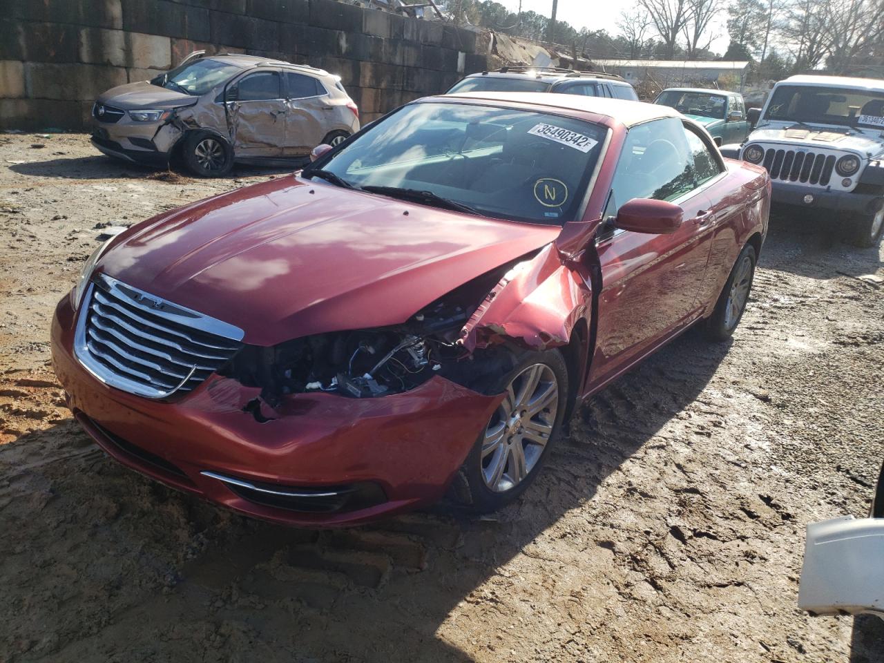 Photo 2 from auction – 2011 CHRYSLER 200 TOURIN with VIN 1C3BC2EG2BN570626