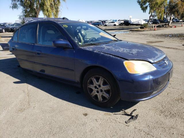 HONDA CIVIC EX 2003 with VIN 2HGES26813H608166 - Photo from auction