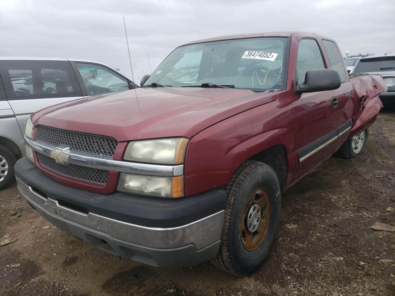 Photo 2 from auction – 2004 CHEVROLET SILVERADO with VIN 1GCEK19T74E212180