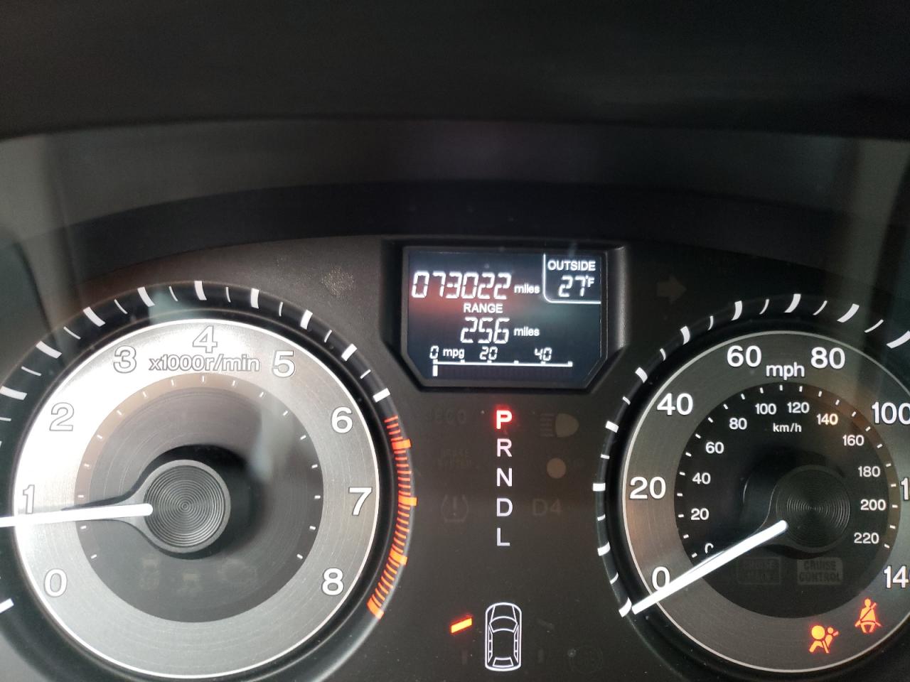 Photo 8 from auction – 2014 HONDA ODYSSEY EX with VIN 5FNRL5H62EB071925