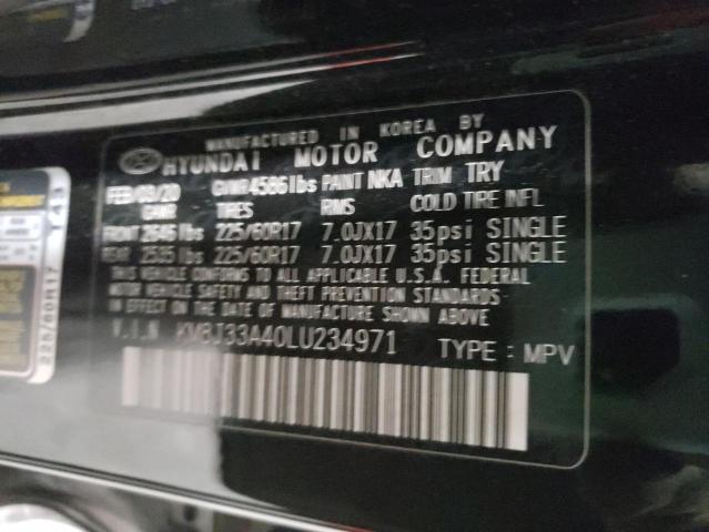 Photo 10 from auction – 2020 HYUNDAI TUCSON LIM with VIN KM8J33A40LU234971