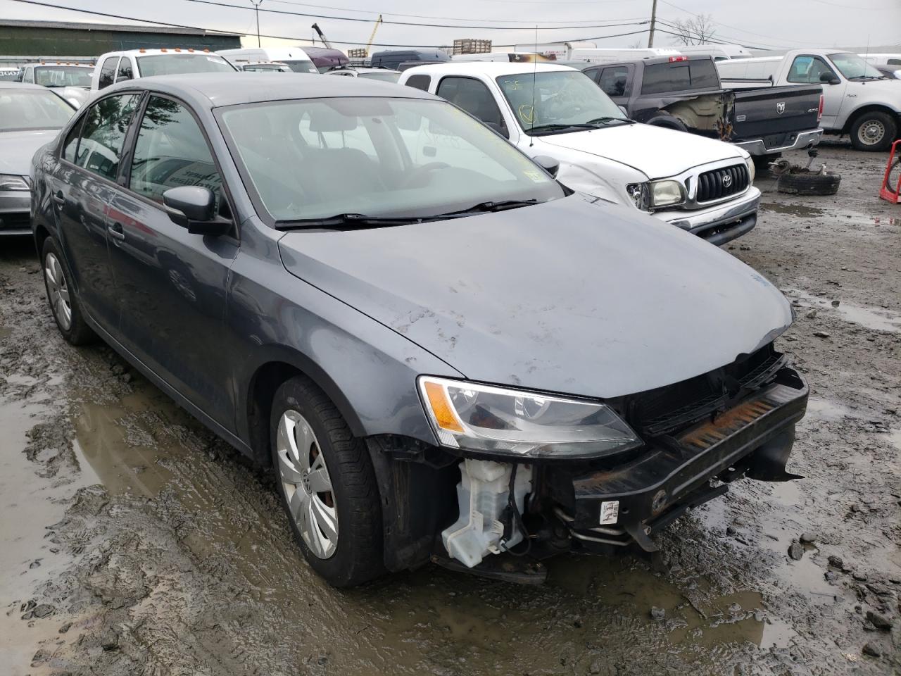 VOLKSWAGEN JETTA SE 2012 with VIN 3VWDP7AJ0CM127178 - Photo from auction