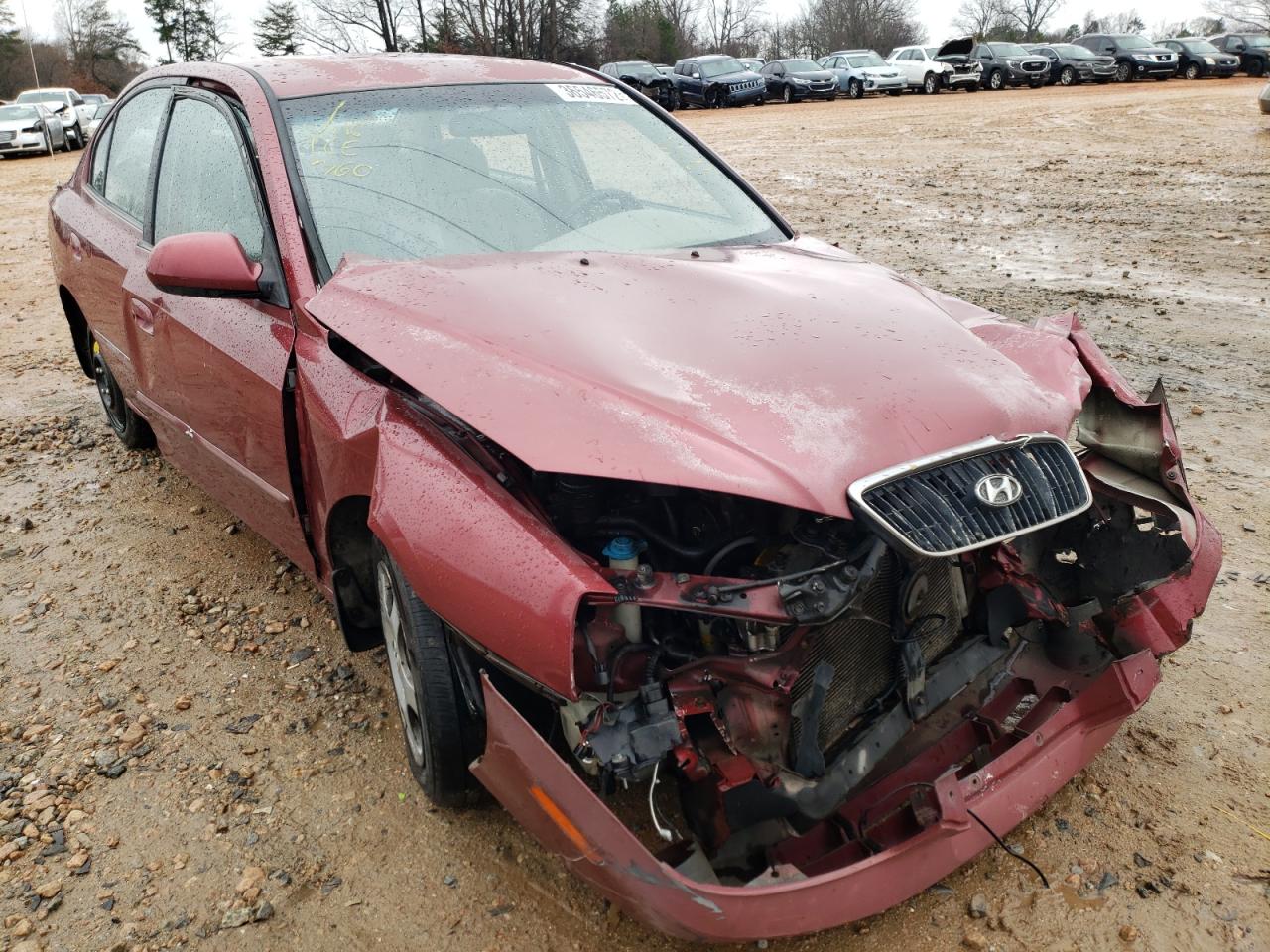 HYUNDAI ELANTRAGLS 2002 with VIN KMHDN45D92U458407 - Photo from auction