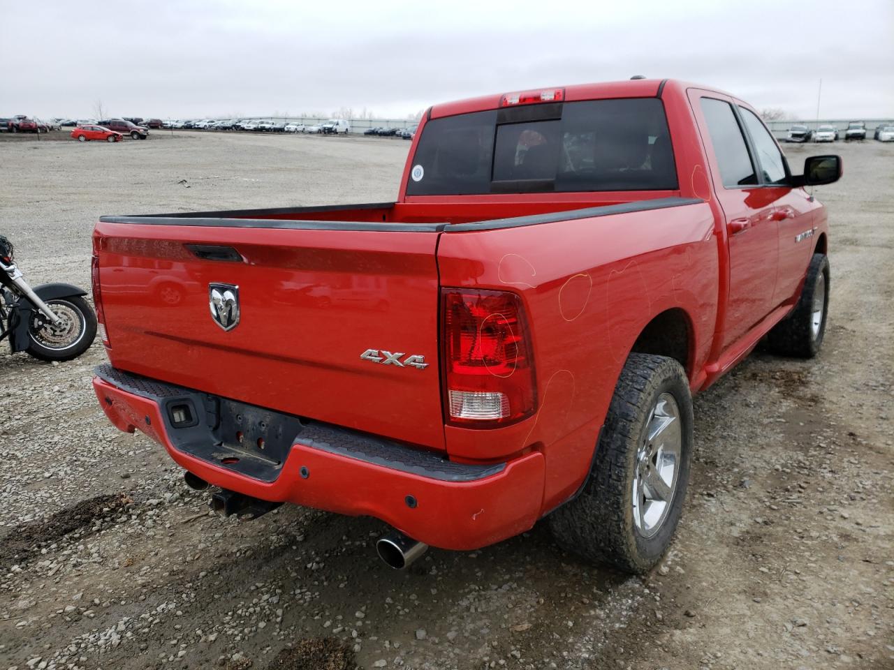Photo 4 from auction – 2012 DODGE RAM 1500 S with VIN 1C6RD7MT9CS108092