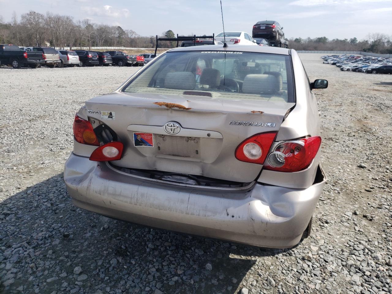 Photo 9 from auction – 2003 TOYOTA COROLLA CE with VIN 2T1BR38E13C153609