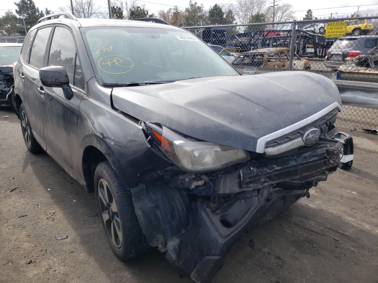 SUBARU FORESTER 2 2018 with VIN JF2SJAGC6JH482845 - Photo from auction