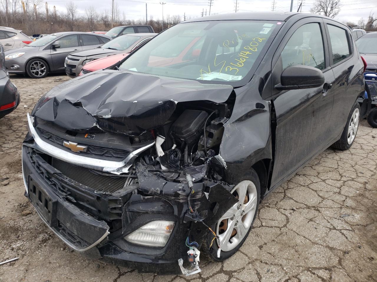 Photo 2 from auction – 2019 CHEVROLET SPARK LS with VIN KL8CB6SA0KC720764