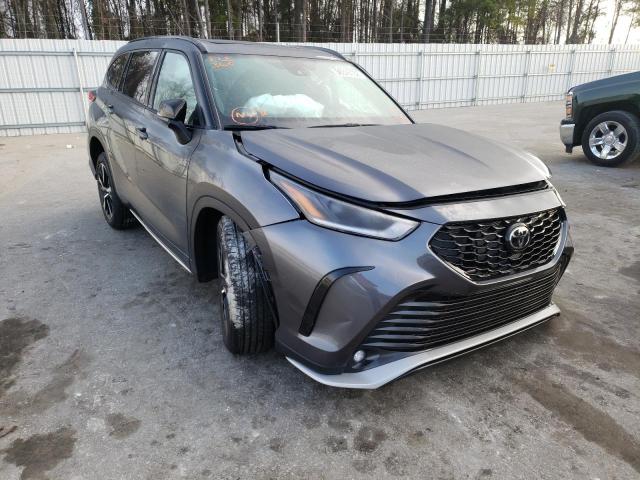 TOYOTA HIGHLANDER 2022 with VIN 5TDJZRAH7NS105853 - Photo from auction