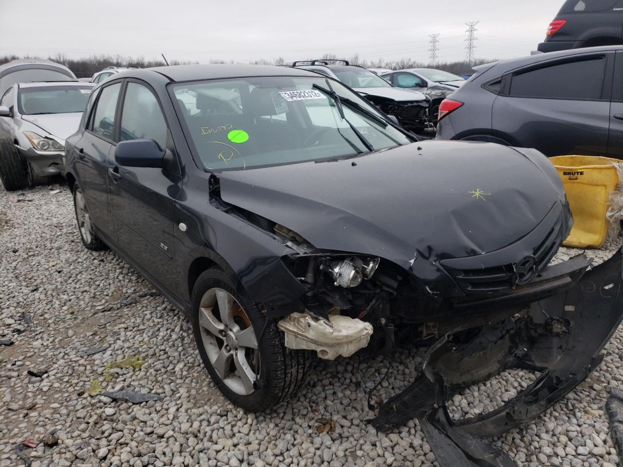 MAZDA 3 HATCHBAC 2004 with VIN JM1BK143741217011 - Photo from auction