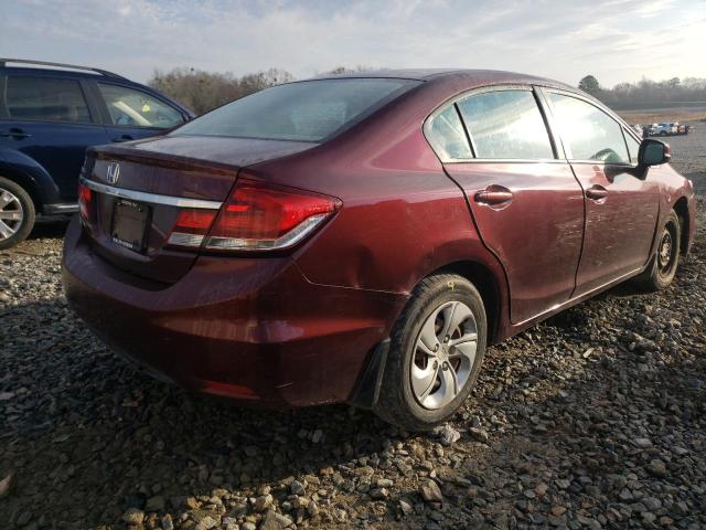 Photo 4 from auction – 2013 HONDA CIVIC LX with VIN 19XFB2F51DE022203