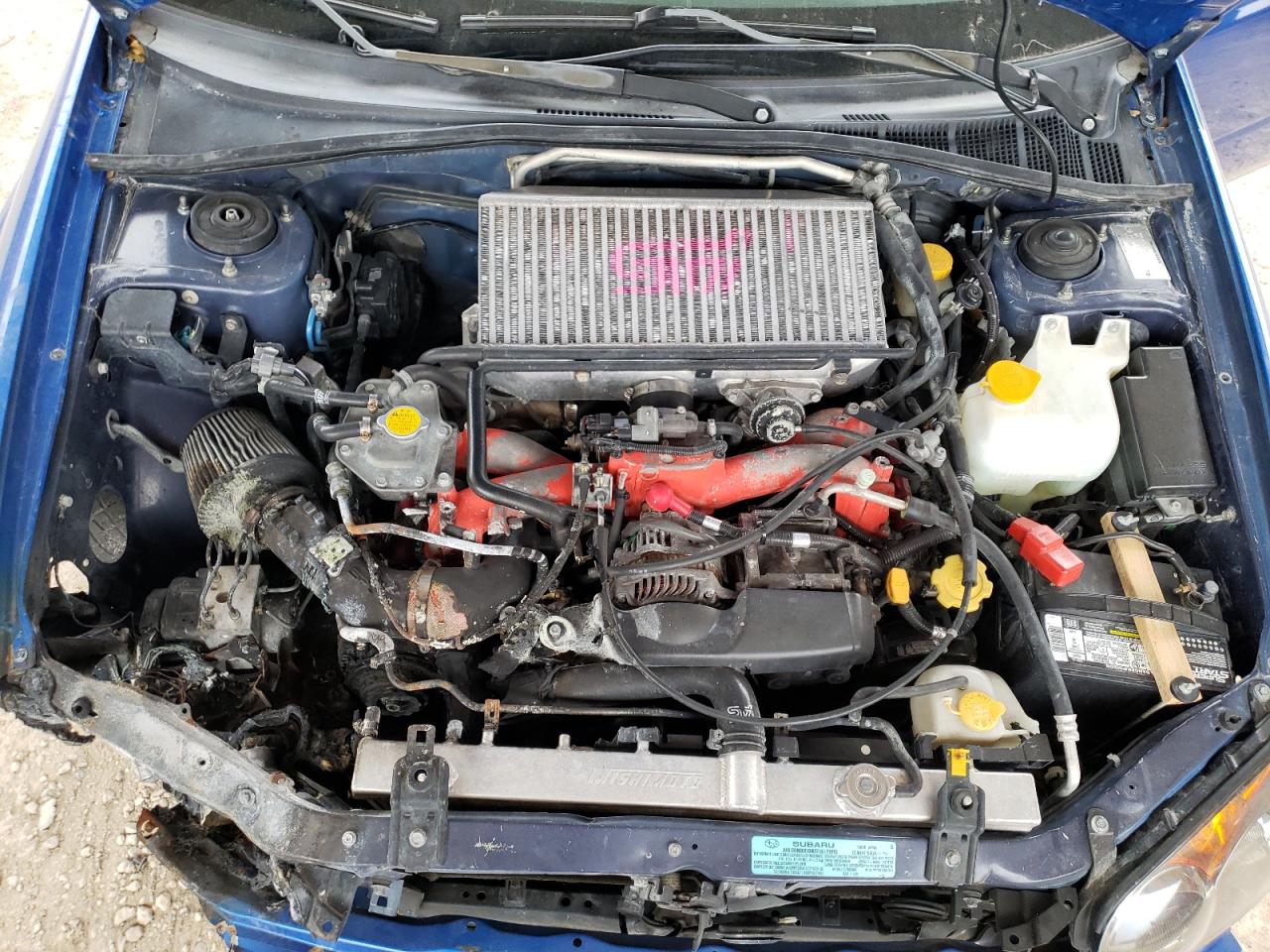 Photo 7 from auction – 2004 SUBARU IMPREZA WR with VIN JF1GD29694G517225