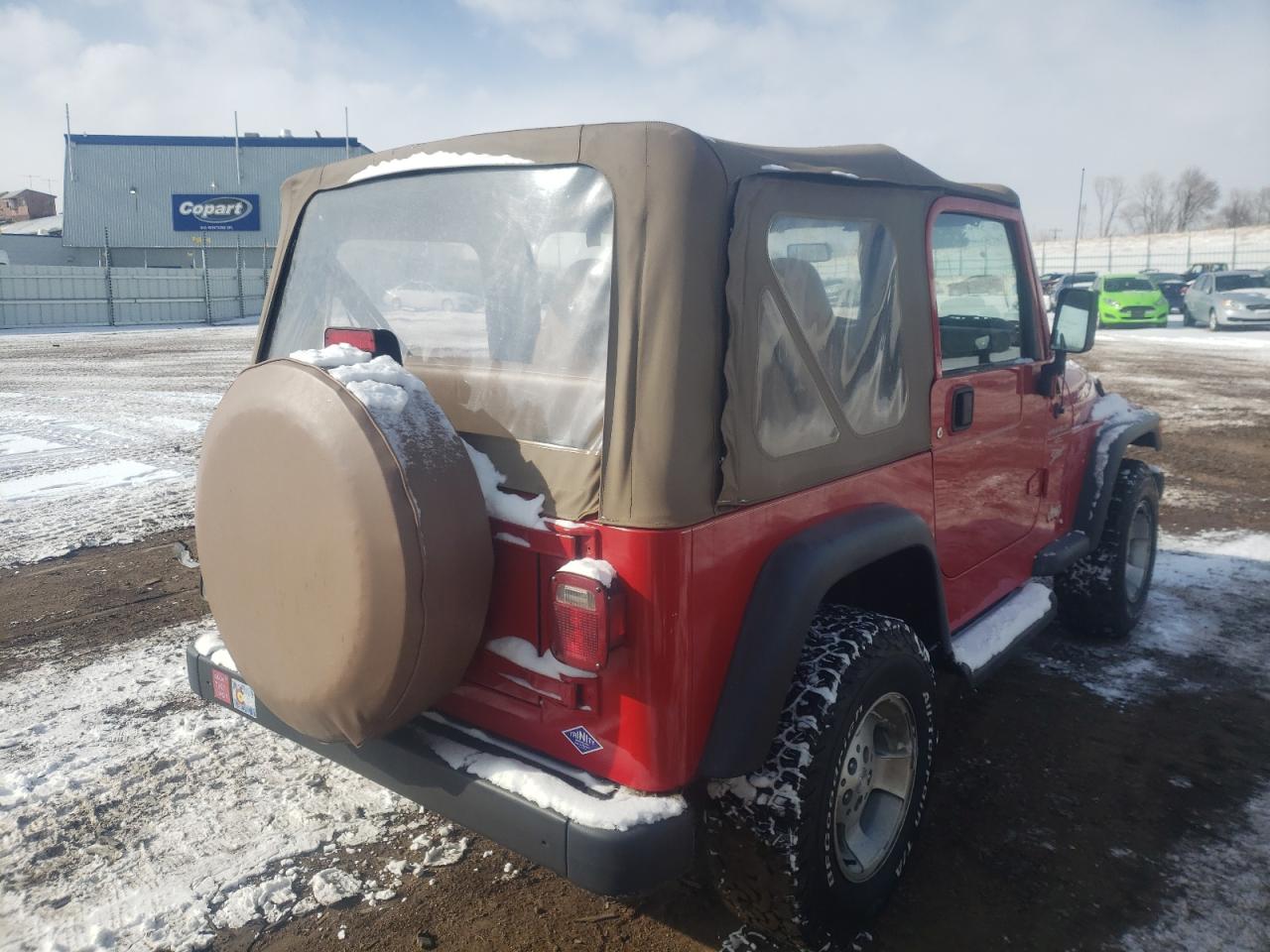 Photo 4 from auction – 2000 JEEP WRANGLER / with VIN 1J4FA49S4YP763705