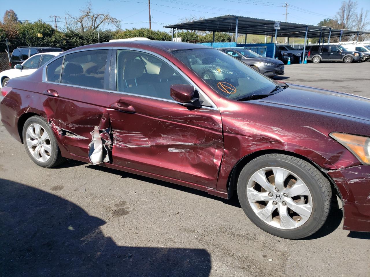 Photo 9 from auction – 2008 HONDA ACCORD EX with VIN JHMCP26728C035110