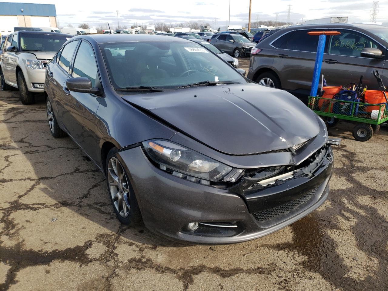 DODGE DART SXT 2015 with VIN 1C3CDFBBXFD142431 - Photo from auction