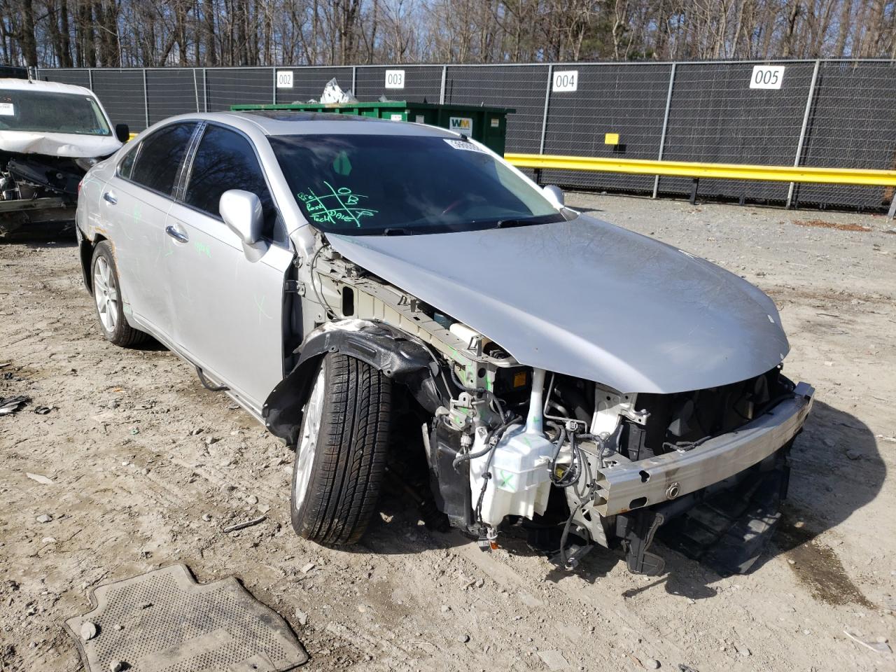 LEXUS ES 350 2007 with VIN JTHBJ46G272099628 - Photo from auction