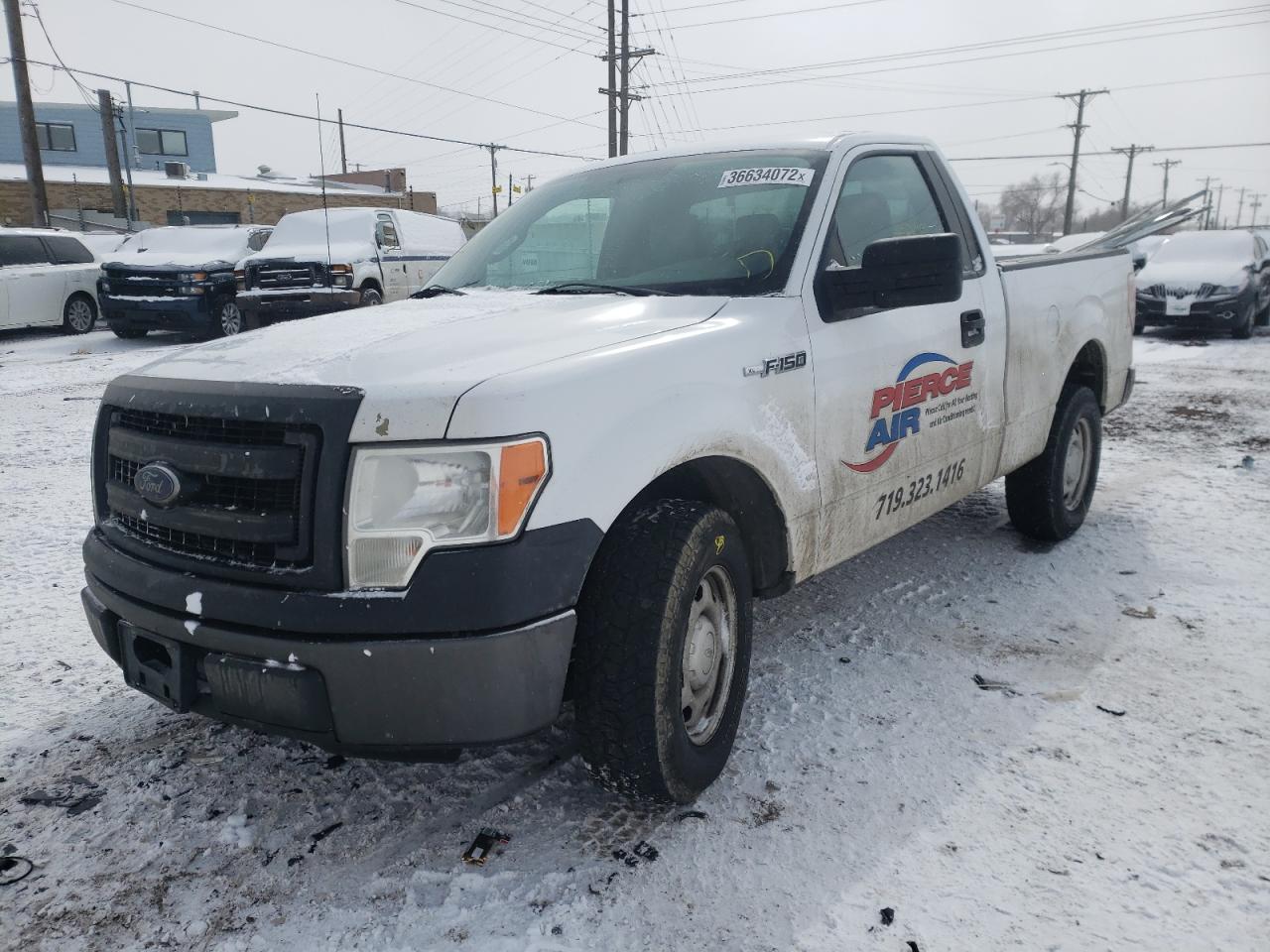 Photo 2 from auction – 2014 FORD F150 with VIN 1FTMF1CM4EKE73626