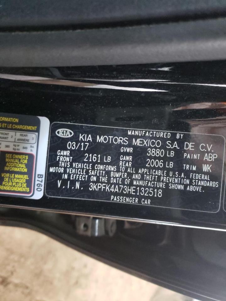 Photo 10 from auction – 2017 KIA FORTE LX with VIN 3KPFK4A73HE132518