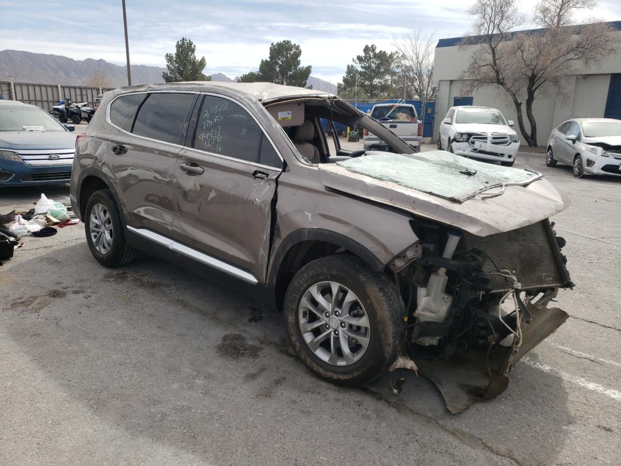 HYUNDAI SANTA FE S 2019 with VIN 5NMS33ADXKH036736 - Photo from auction