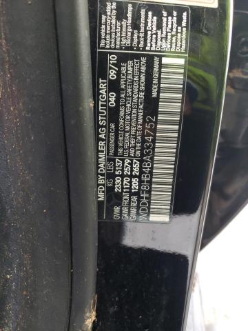 MERCEDES-BENZ E 350 4MAT 2011 with VIN WDDHF8HB4BA334752 - Photo from auction