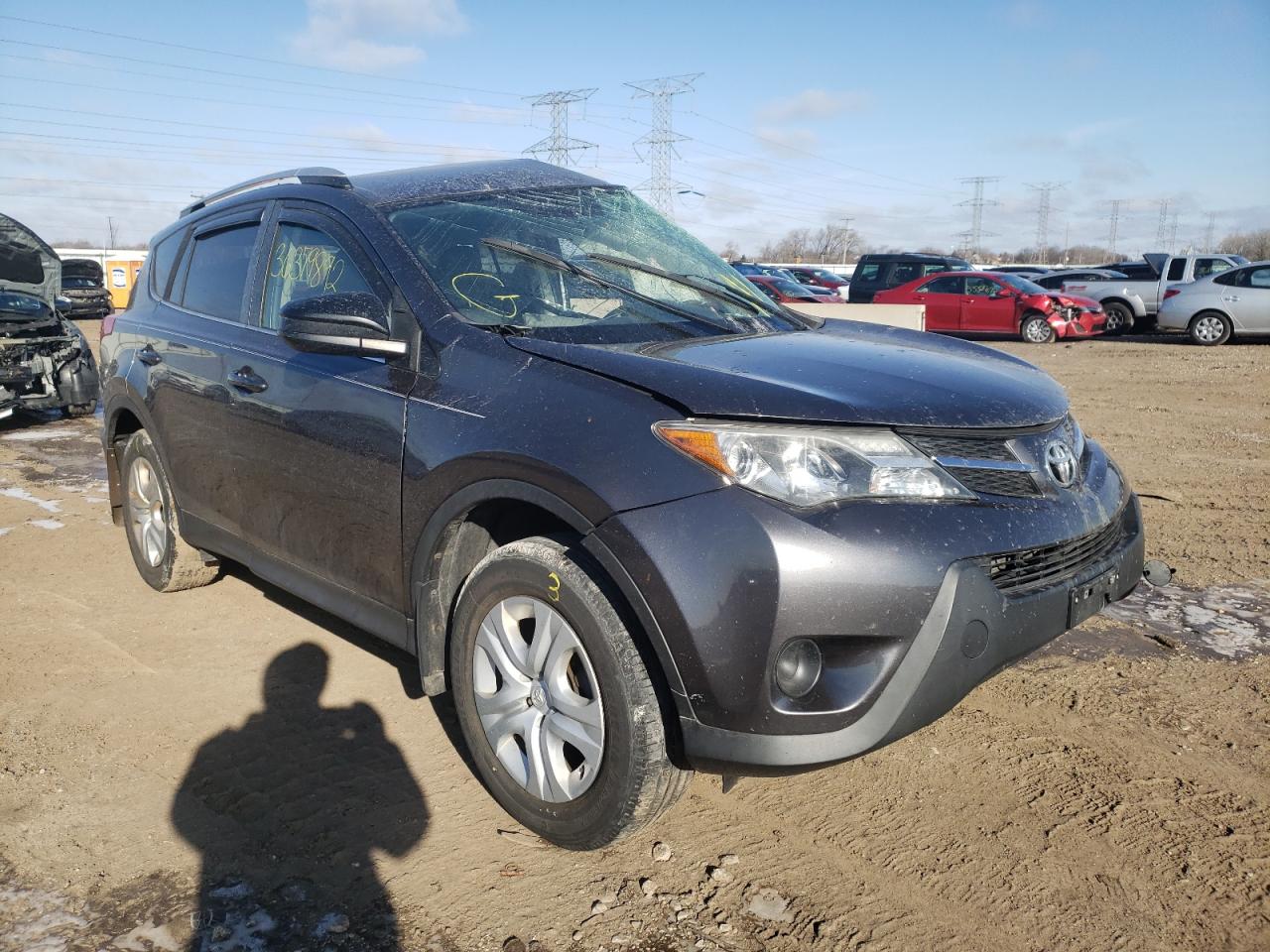 TOYOTA RAV4 LE 2013 with VIN JTMBFREV9D5021907 - Photo from auction