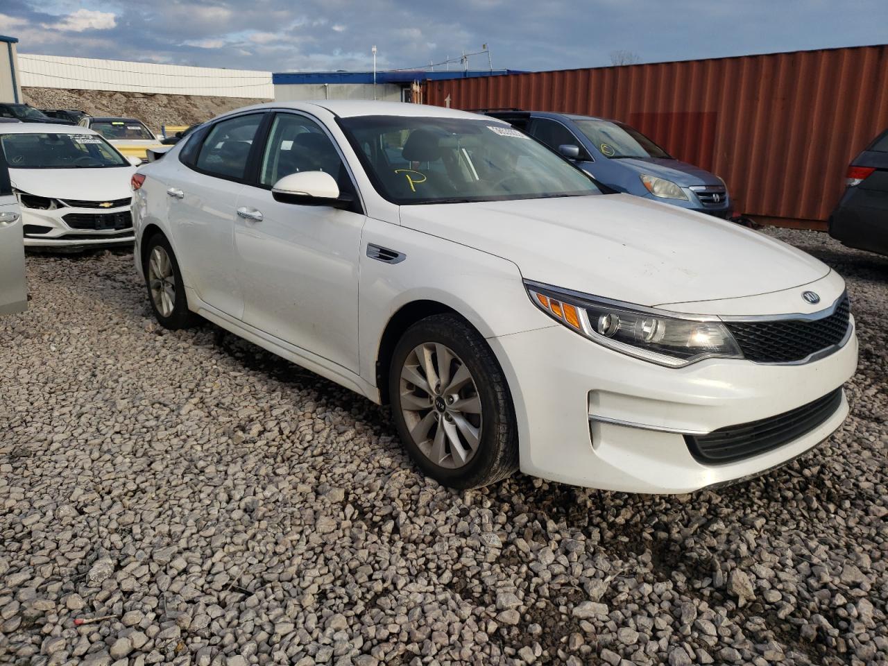 KIA OPTIMA LX 2018 with VIN 5XXGT4L35JG267797 - Photo from auction