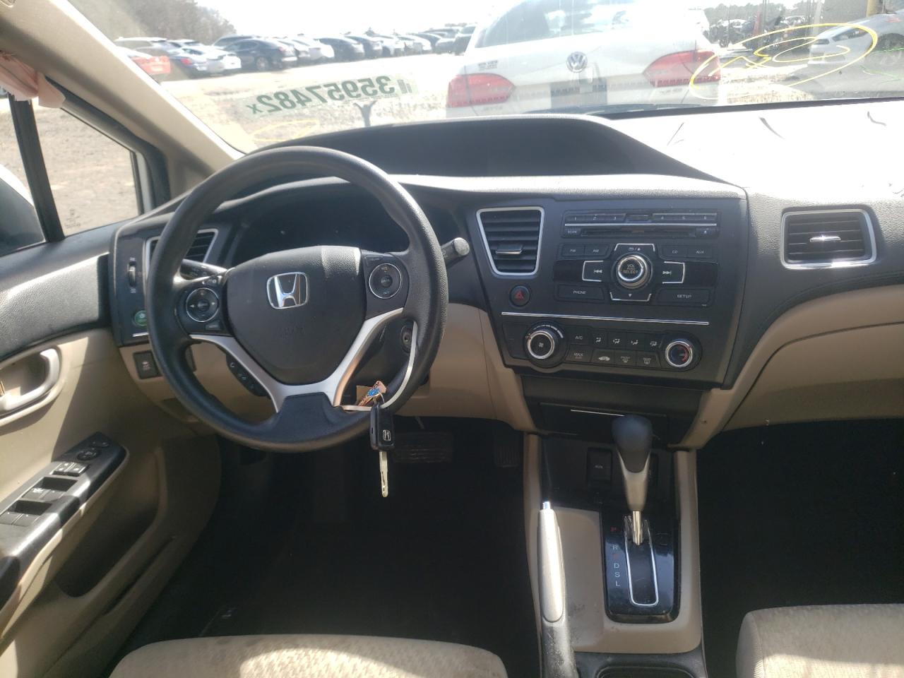 Photo 9 from auction – 2015 HONDA CIVIC LX with VIN 19XFB2F59FE073676