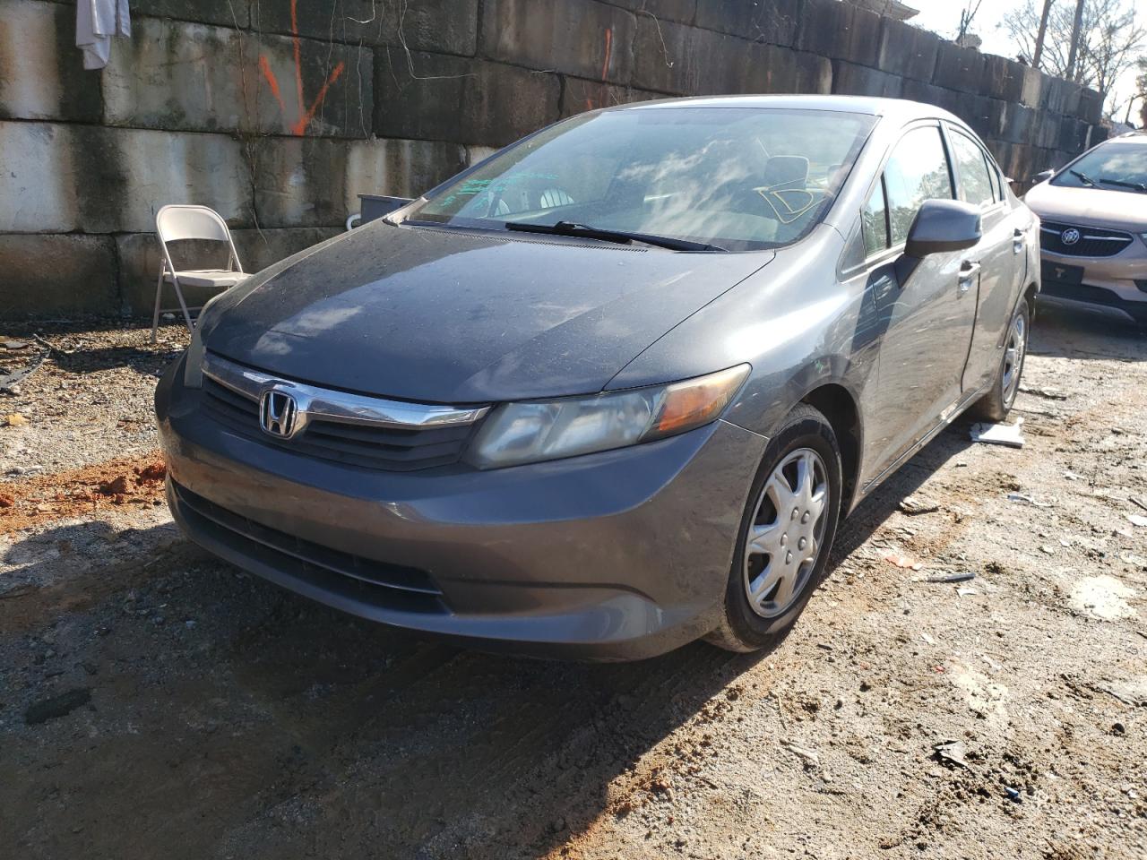 Photo 2 from auction – 2012 HONDA CIVIC with VIN 19XFB2F5XCE104350