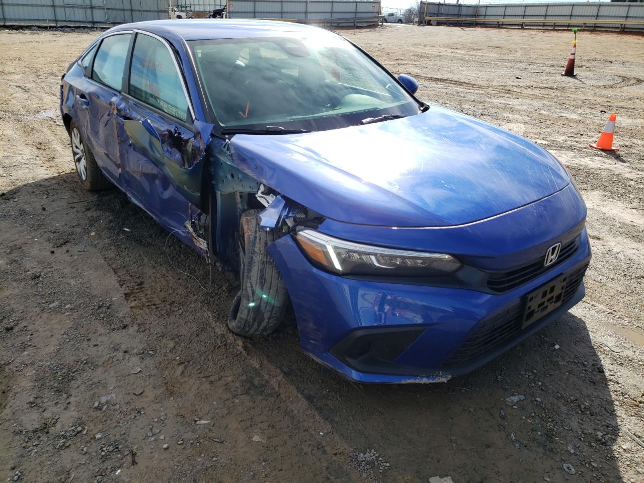 HONDA CIVIC LX 2022 with VIN 2HGFE2F2XNH506567 - Photo from auction