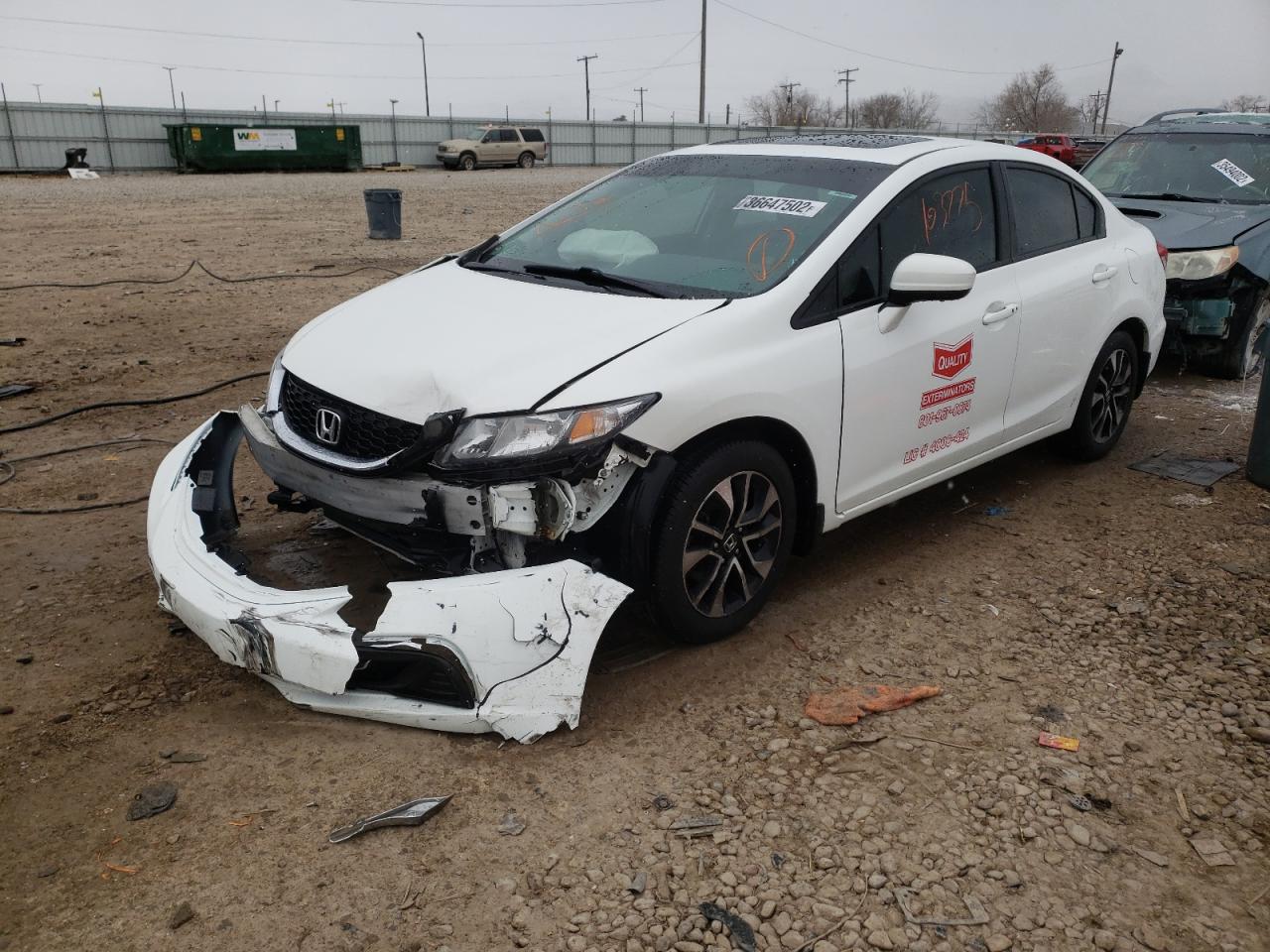 Photo 2 from auction – 2014 HONDA CIVIC EX with VIN 19XFB2F82EE059224
