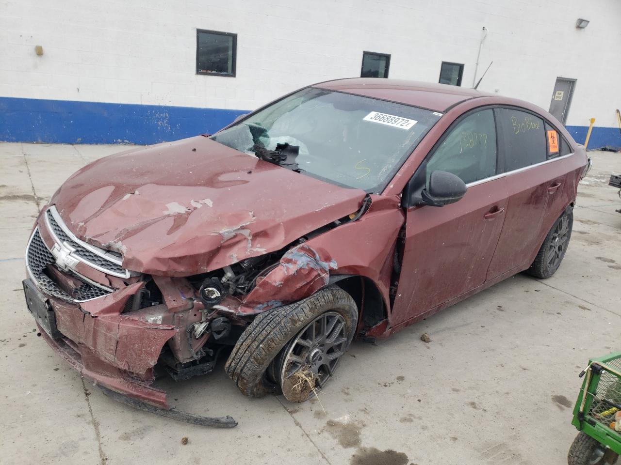 Photo 2 from auction – 2012 CHEVROLET CRUZE LS with VIN 1G1PD5SH6C7367704
