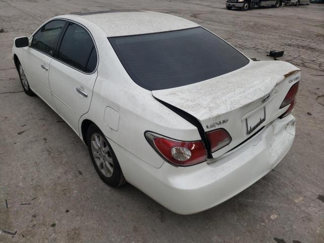 Photo 3 from auction – 2004 LEXUS ES 330 with VIN JTHBA30G545040490