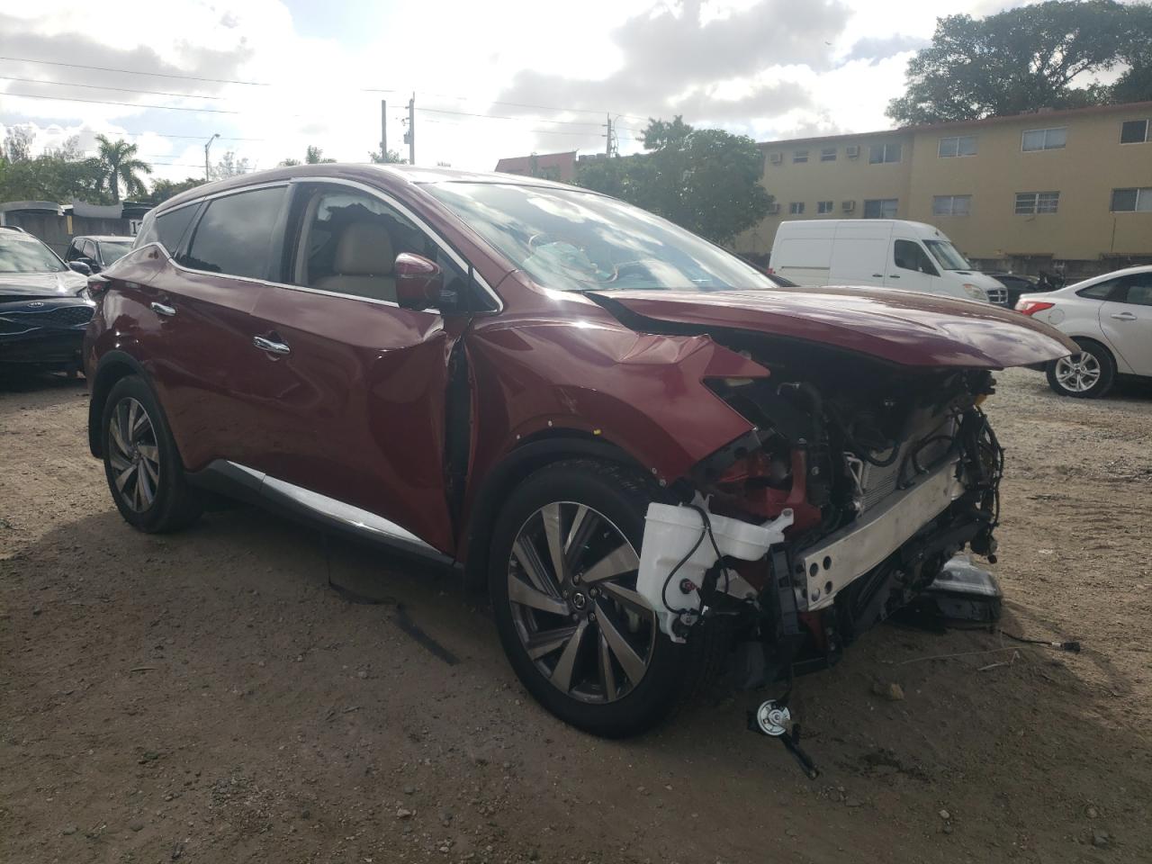 Photo 1 from auction – 2021 NISSAN MURANO SL with VIN 5N1AZ2CJ2MC110963