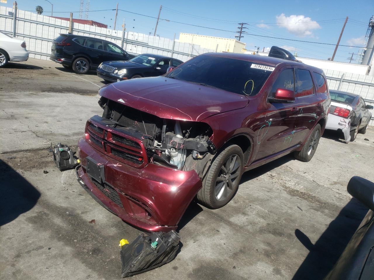Photo 2 from auction – 2018 DODGE DURANGO GT with VIN 1C4RDJDG3JC126443