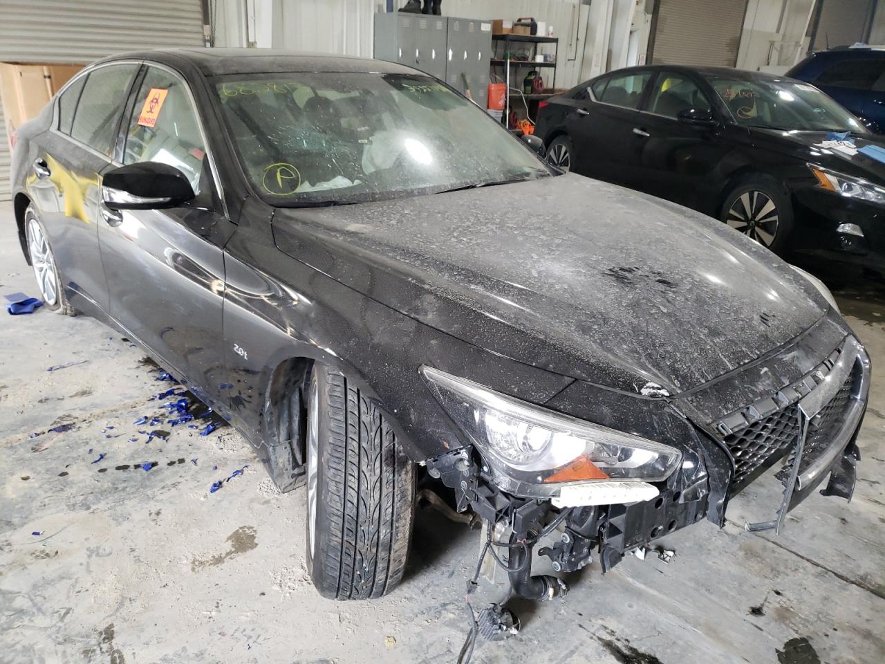 INFINITI Q50 BASE 2017 with VIN JN1CV7AR2HM682813 - Photo from auction