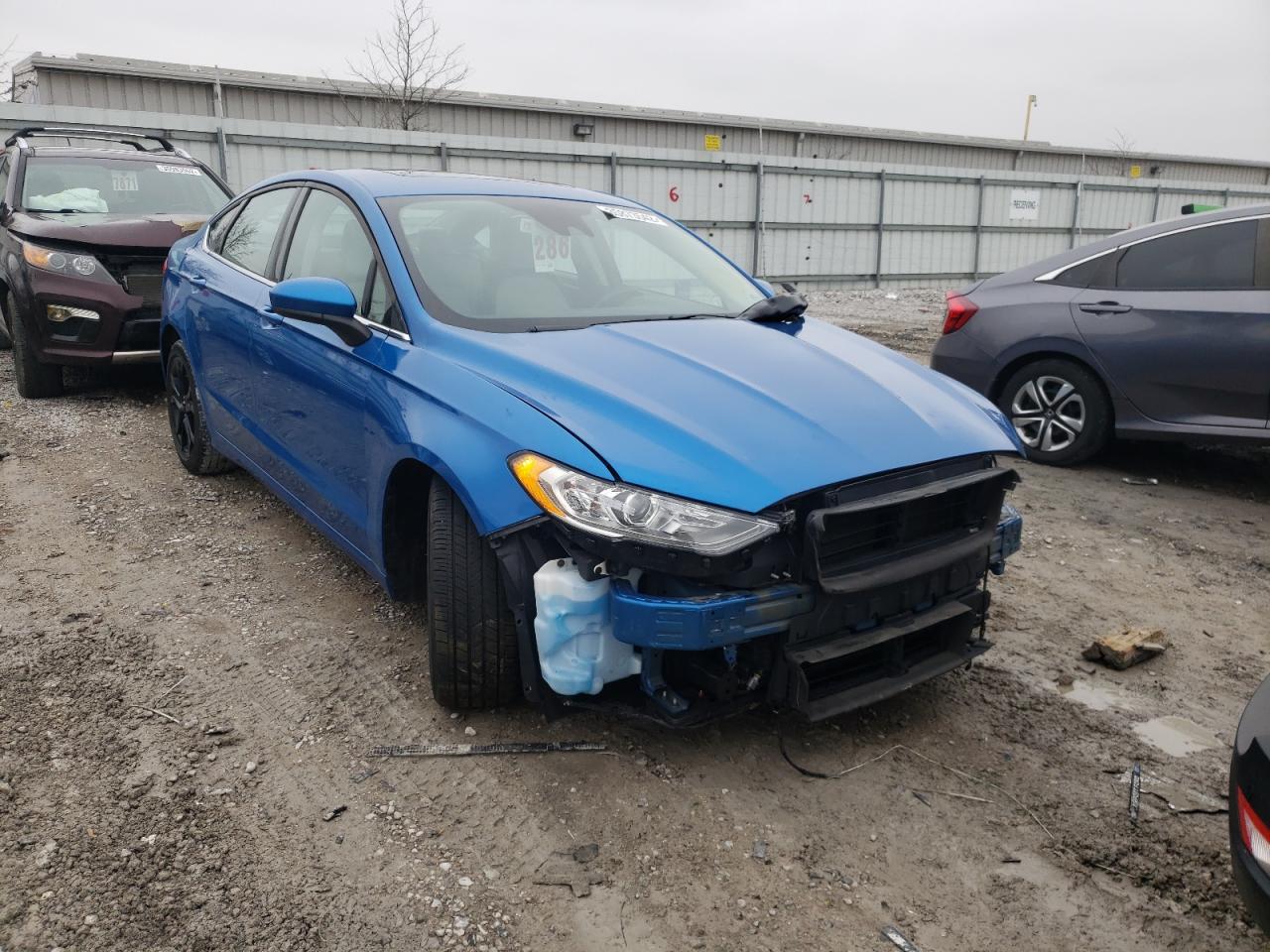 Photo 1 from auction – 2019 FORD FUSION SE with VIN 3FA6P0HD4KR282150