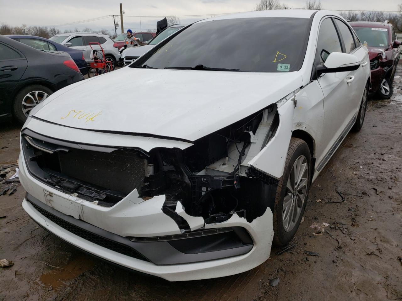 Photo 2 from auction – 2017 HYUNDAI SONATA SPO with VIN 5NPE34AF3HH554638